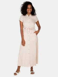 Iriedaily Civic Long Dress Vanilla