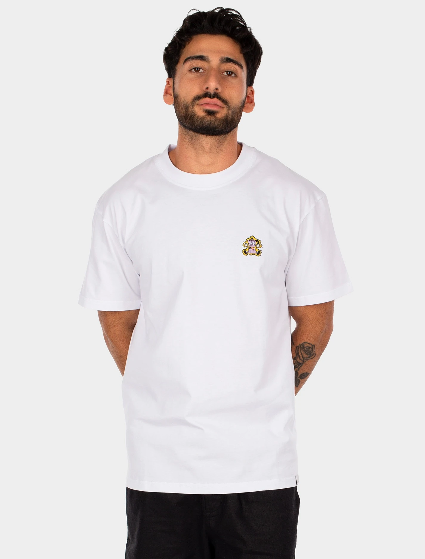 Iriedaily Coffeelectric Emb T-Shirt White 1 Iriedaily Coffeelectric Emb T-Shirt White