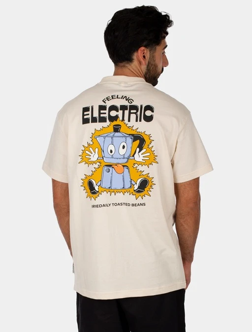 Iriedaily Coffeelectric T-Shirt Undyed 2 Iriedaily Coffeelectric T-Shirt Undyed – Bild 2