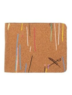 Iriedaily Cork Flag Wallet Multi