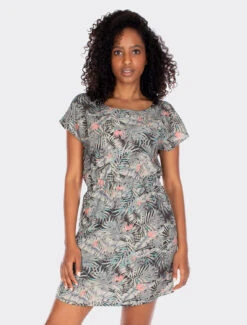 Iriedaily Farnie Kleid Green Black