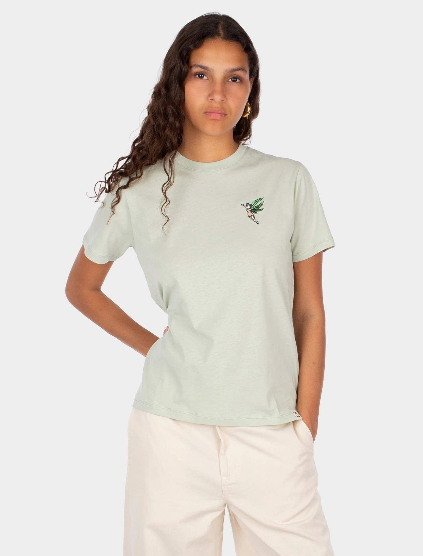 Iriedaily Hazebell T-Shirt Light Sage 1 Iriedaily Hazebell T-Shirt Light Sage