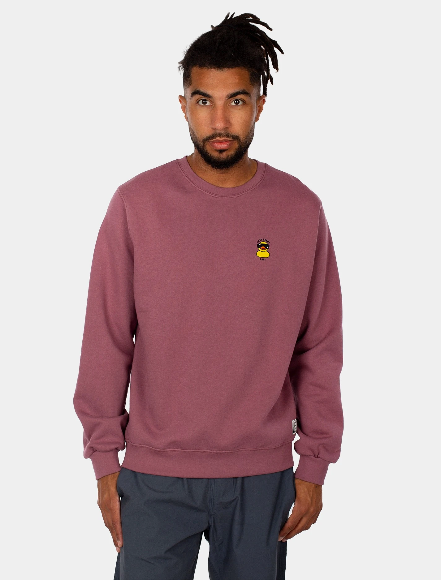 Iriedaily Lazy Sunny Day Sweat Plum 1 Iriedaily Lazy Sunny Day Sweat Plum