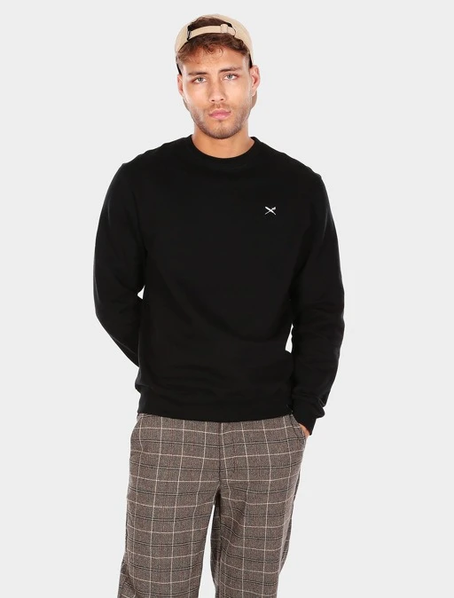 Iriedaily Mini Flag 2 Crew Sweat Black 1 Iriedaily Mini Flag 2 Crew Sweat Black