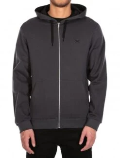 Iriedaily Mini Flag 2 Zip Hoody Coal