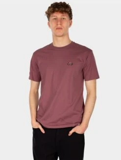 Iriedaily Peaceride Emb T-Shirt Plum