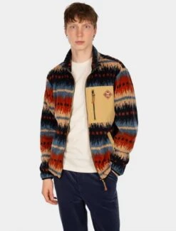 Iriedaily Santacho Track Jacket Blue Sand