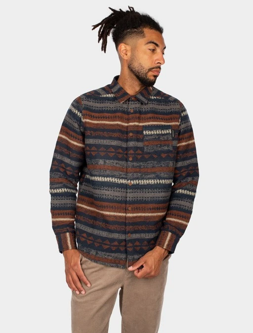 Iriedaily Santania LS Hemd Marine 1 Iriedaily Santania LS Hemd Marine