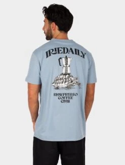Iriedaily Slowpresso T-Shirt Light Blue