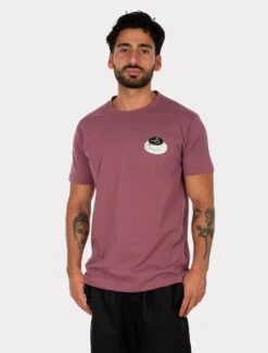 Iriedaily Slowpresso T-Shirt Plum