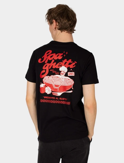 Iriedaily Spa Ghetti T-Shirt Black 1 Iriedaily Spa Ghetti T-Shirt Black
