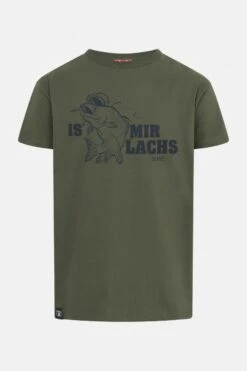 Derbe Is Mir Lachs T-Shirt Olive