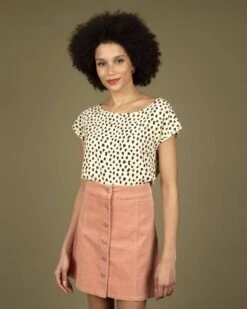 Wemoto Melvin Viscose Top Cream