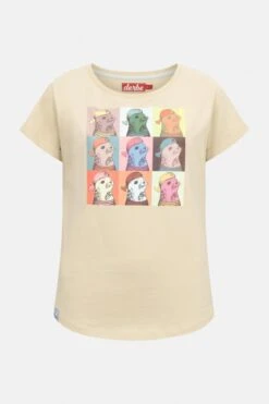 Derbe Robbe Collage T-Shirt Semolina