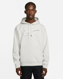 Nike SB Trademark Logo Hoody Grey