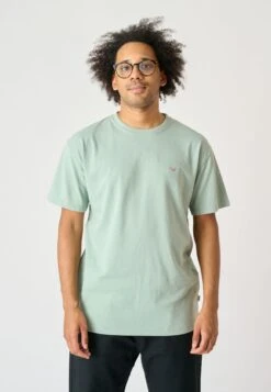 Cleptomanicx Ligull Boxy 2 T-Shirt Ice Green