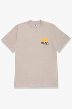 Service Works Sunny Side Up T-Shirt Stone