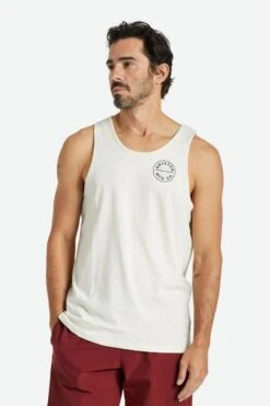 Brixton Crest Tank Top Whitecap