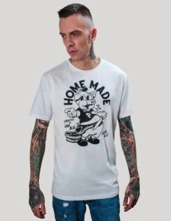 Huf Homemade Tee White